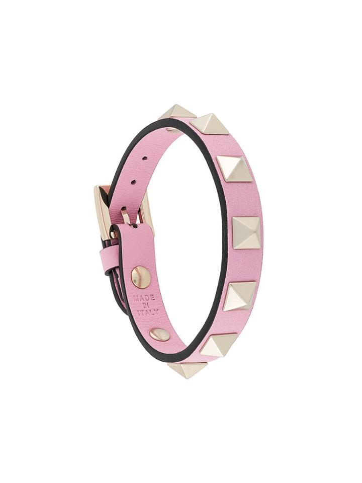 Valentino Rockstud Strap Bracelet - Pink