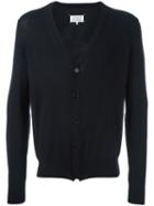 Maison Margiela - V-neck Cardigan - Men - Cotton - L, Blue, Cotton