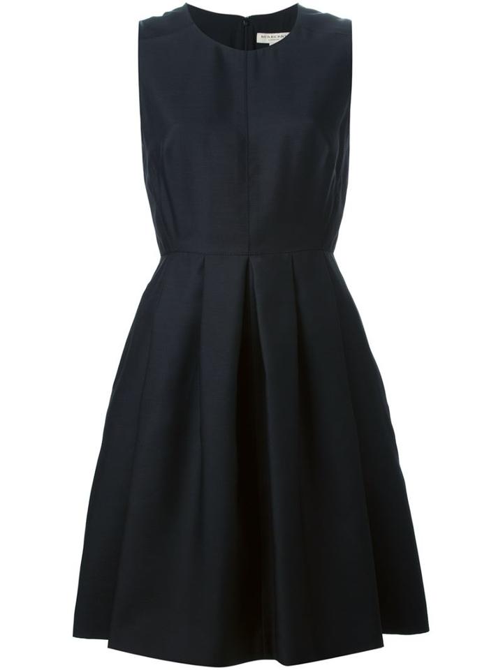 Burberry London Sleeveless Pleated Dress