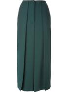 Cédric Charlier Front Pleat Cropped Pants