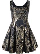 Philipp Plein 'do Ut Des' Dress, Women's, Size: Large, Black, Polyester/polyamide