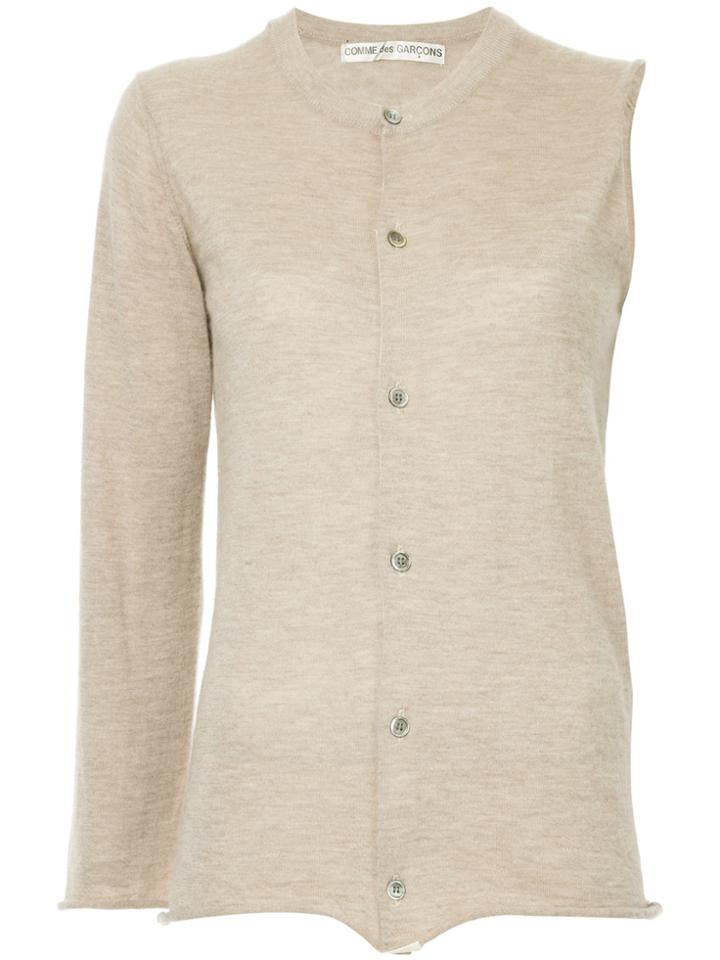 Comme Des Garçons Vintage Deconstructed Knit Cardigan - Brown