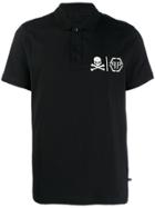 Philipp Plein Statement Polo Shirt - Black