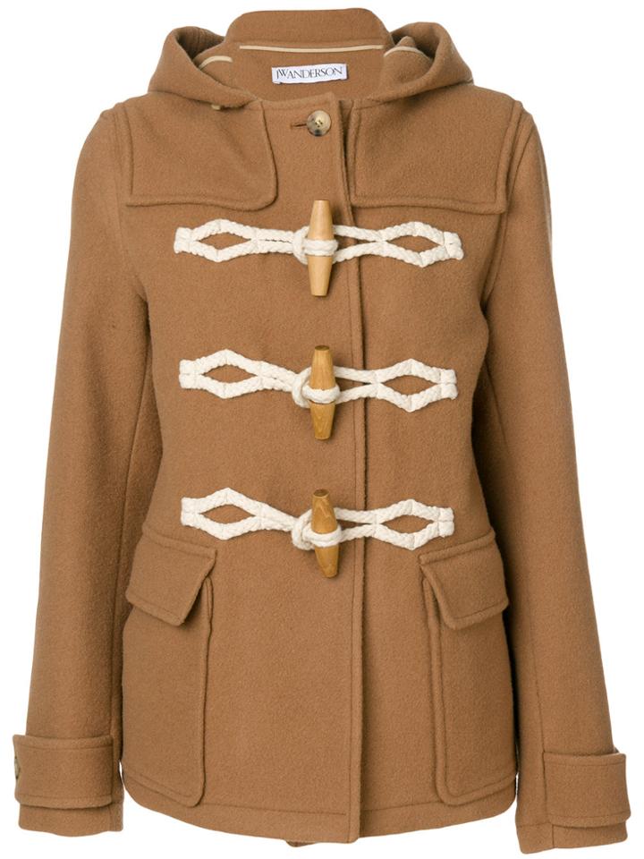 Jw Anderson Toggle Duffle Coat - Nude & Neutrals