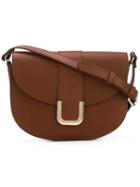 A.p.c. Flap Satchel Saddle Bag, Women's, Brown
