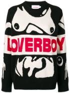 Charles Jeffrey Loverboy Logo Intarsia Jumper - Black