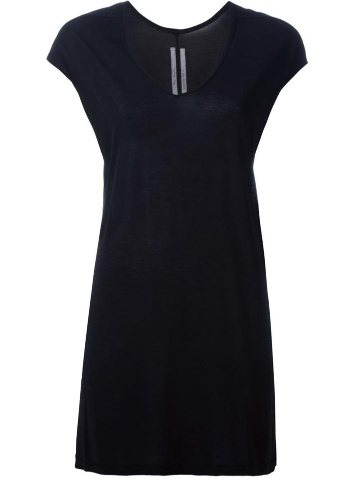 Rick Owens Long Tank Top, Women's, Size: 40, Black, Viscose/silk