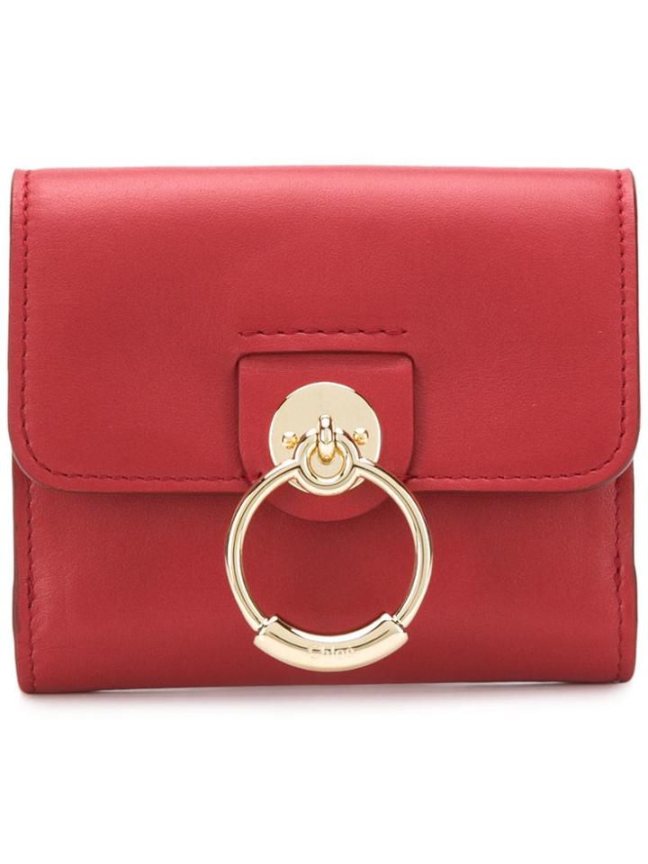Chloé Tess Small Wallet - Red
