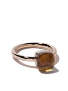 Pomellato 18kt Rose & White Gold Small Nudo Citrine Quartz Ring -