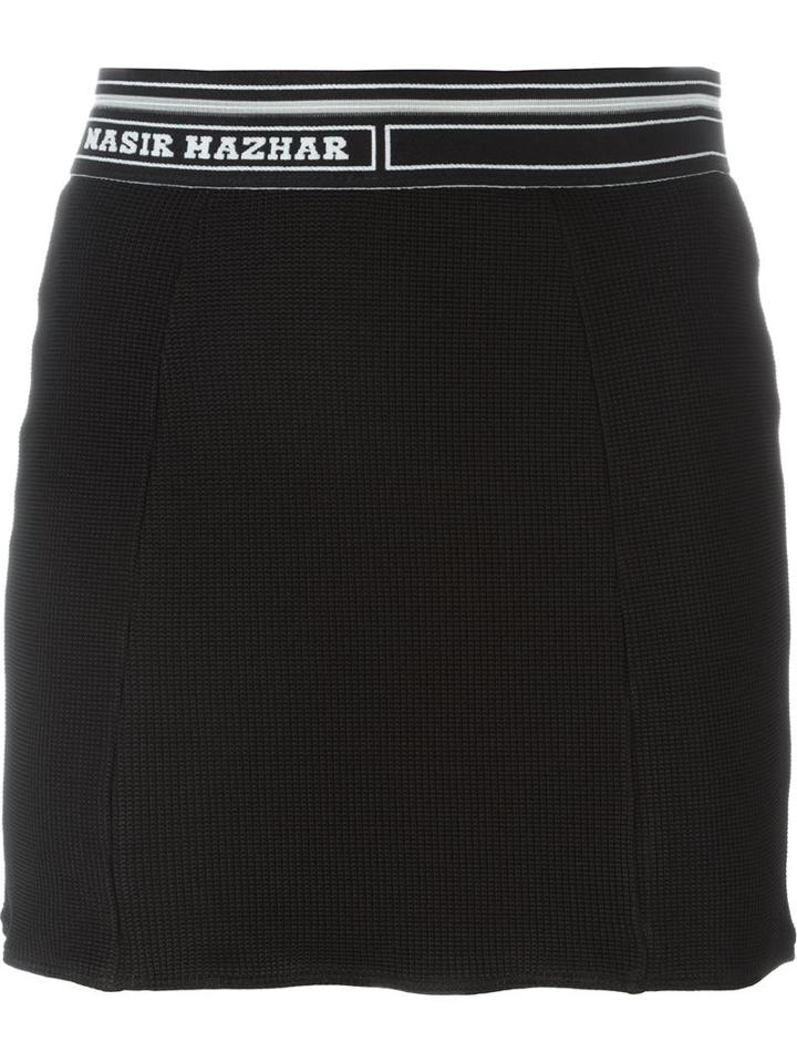 Nasir Mazhar Waffle Mini Skirt