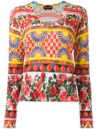 Dolce & Gabbana - Mambo Print Jumper - Women - Silk - 46, Silk