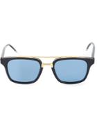 Thom Browne Square Frame Sunglasses, Adult Unisex, Blue, Acetate