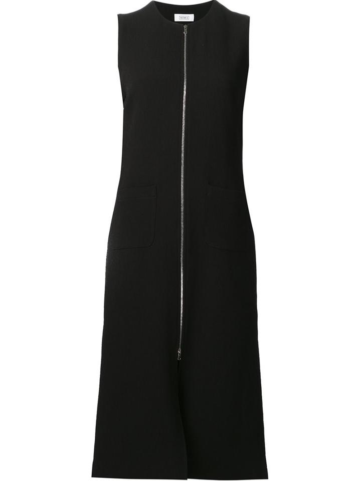 Nomia Front Zip Dress, Women's, Size: 6, Black, Polyester