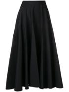 Aspesi High-rise Flared Skirt - Black