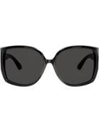 Burberry Eyewear Oversized Frame Sunglasses - Black