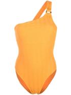 Onia Jenna One-shoulder Swimsuit - Orange