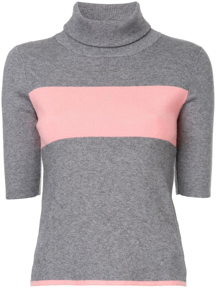 Guild Prime Roll Neck Knitted Top - Grey