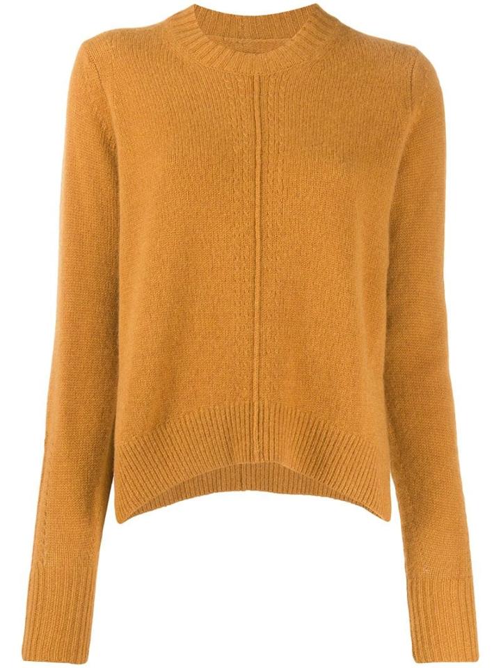 Isabel Marant Chinn Side Slit Crewneck Jumper - Brown