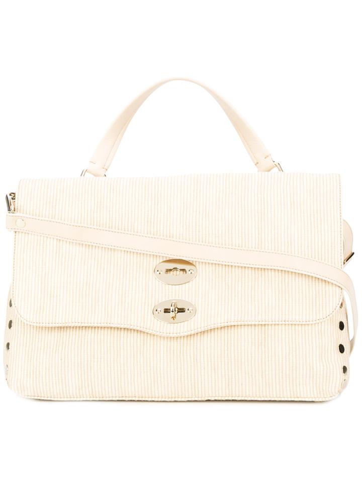 Zanellato Flip Lock Shoulder Bag - Nude & Neutrals