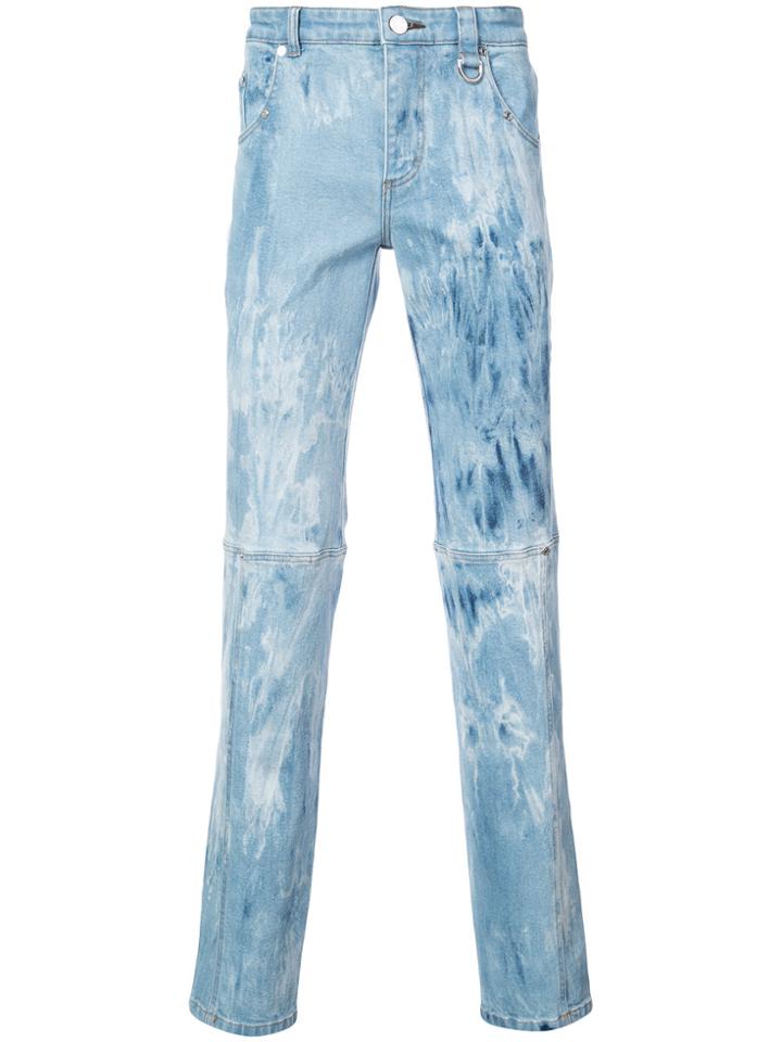 Icosae Marble Panel Jeans - Blue