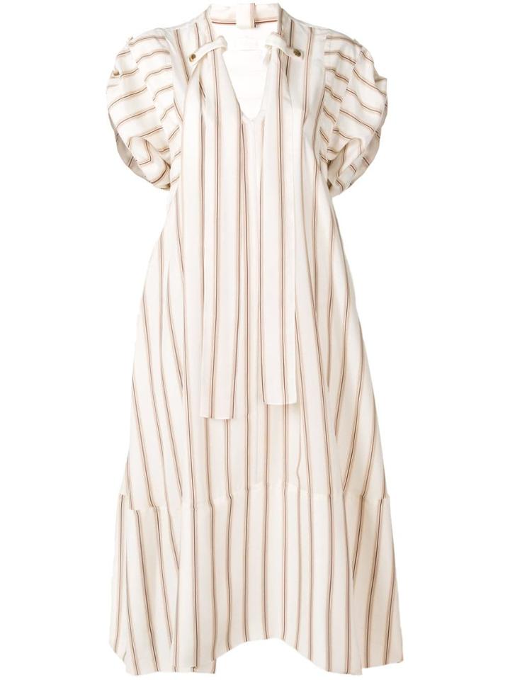 Chloé Oversized Shirt Dress - Neutrals