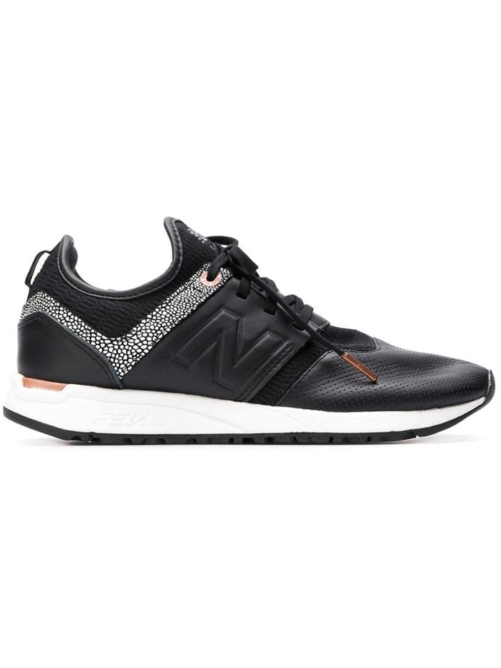 New Balance Shagreen Trim Sneakers - Black