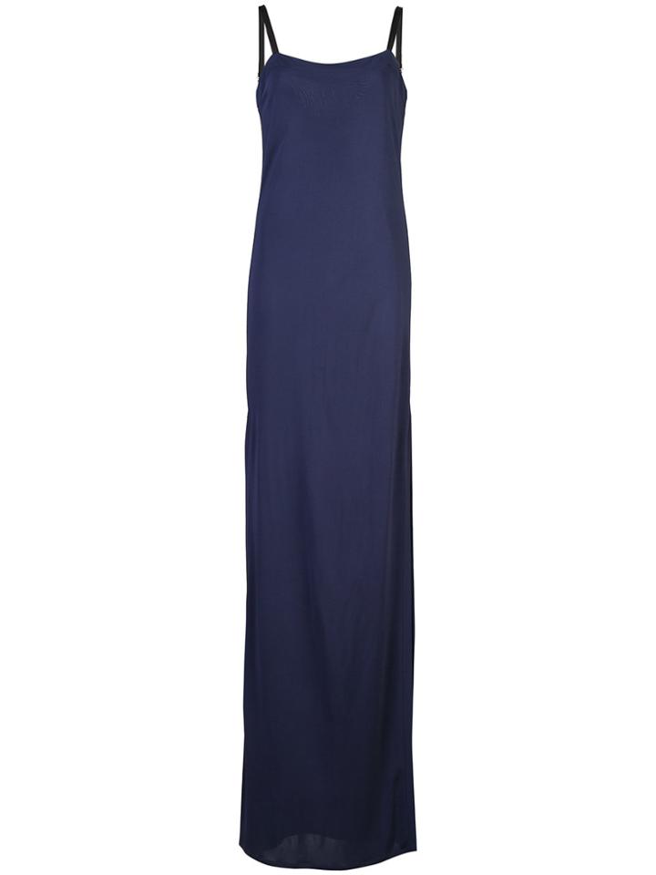 Yigal Azrouel Matte Split-leg Gown - Blue