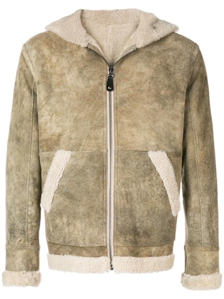 Yves Salomon Army Reversible Merinillo Shearling Jacket - Neutrals