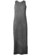 Lost & Found Rooms Long Tank Dress, Women's, Size: Xxs, Grey, Cotton