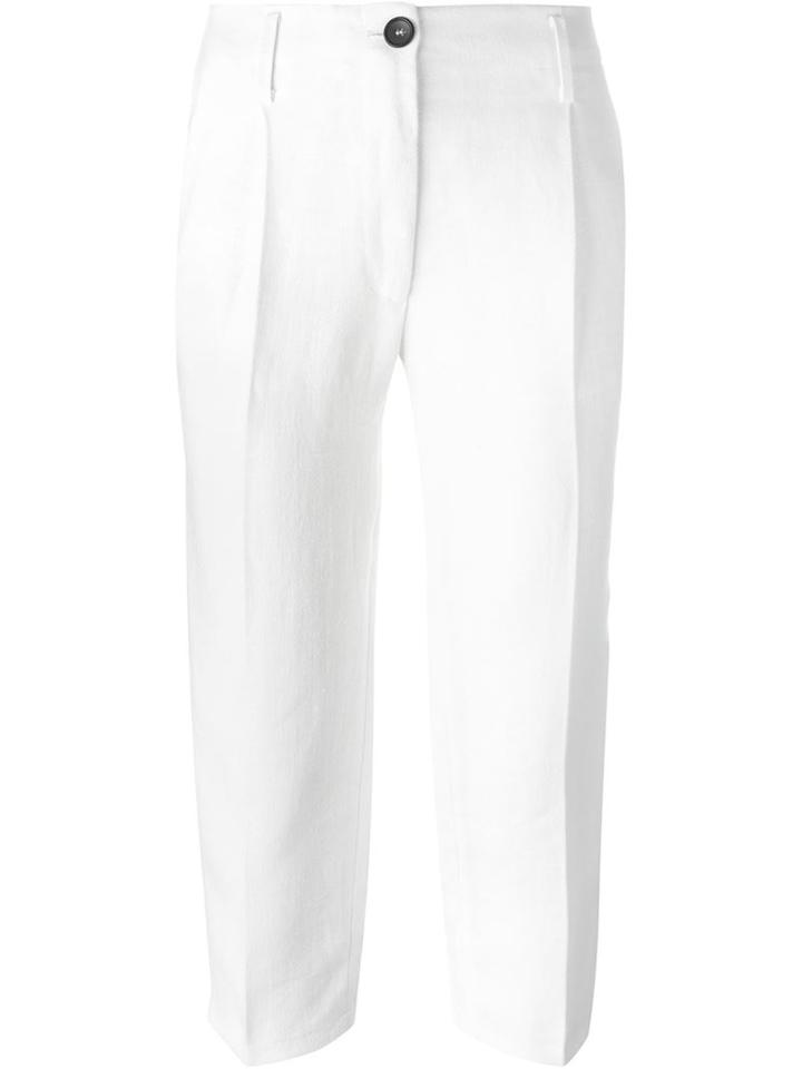 Forte Forte Front Pleat Cropped Trousers