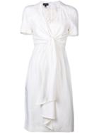 Jean Louis Scherrer Vintage Knot Detail Dress - White