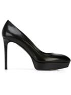 Saint Laurent Janis Pumps, Women's, Size: 38, Black, Patent Leather/leather