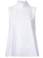 Jourden High Neck Tank, Women's, Size: 36, White, Cotton
