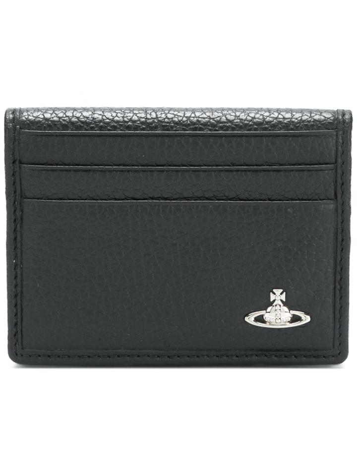 Vivienne Westwood Logo Plaque Card Holder - Black