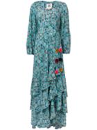 Figue - Frederica Dress - Women - Silk - M/l, Blue, Silk