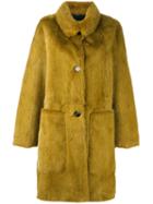 Yves Salomon Mink Fur Midi Coat