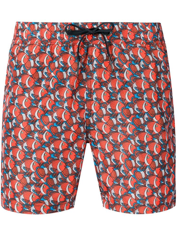 Rrd Printed Swim Shorts - Orange