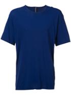 Attachment - Plain T-shirt - Men - Cotton - 4, Blue, Cotton