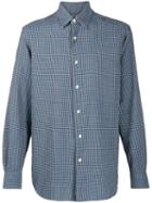 Ermenegildo Zegna Gingham Print Shirt - Blue