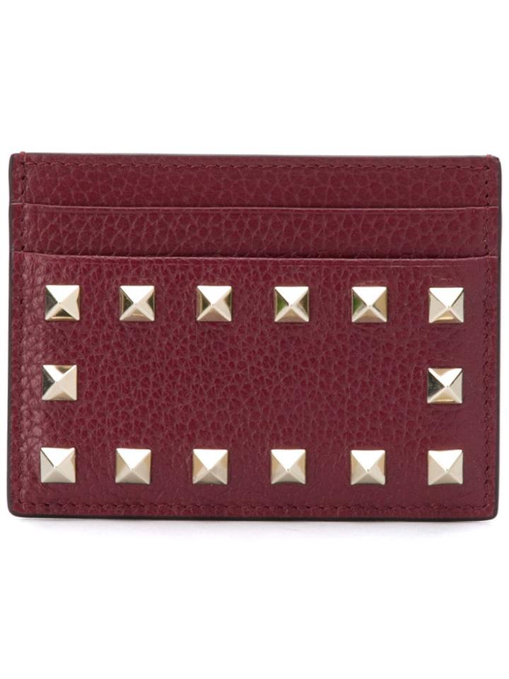 Valentino Valentino Garavani Rockstud Card Holder - Red