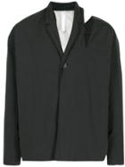 Cottweiler Cut-out Shoulder Jacket - Black