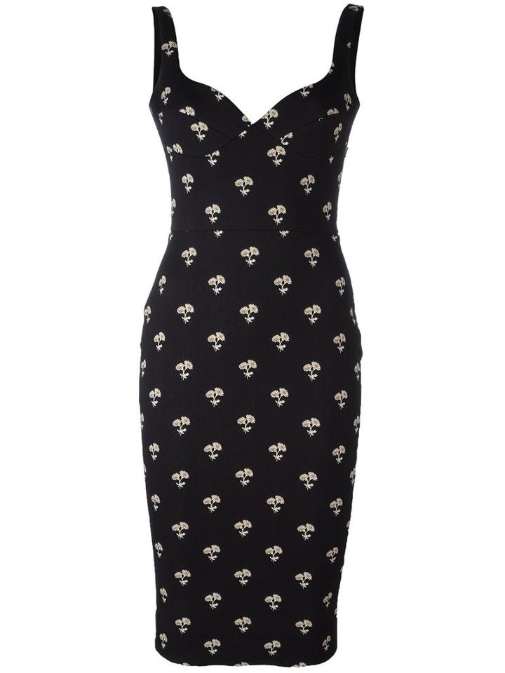 Victoria Beckham Daisy Dress, Women's, Size: 8, Black, Cotton/polyamide/polyester/polyester