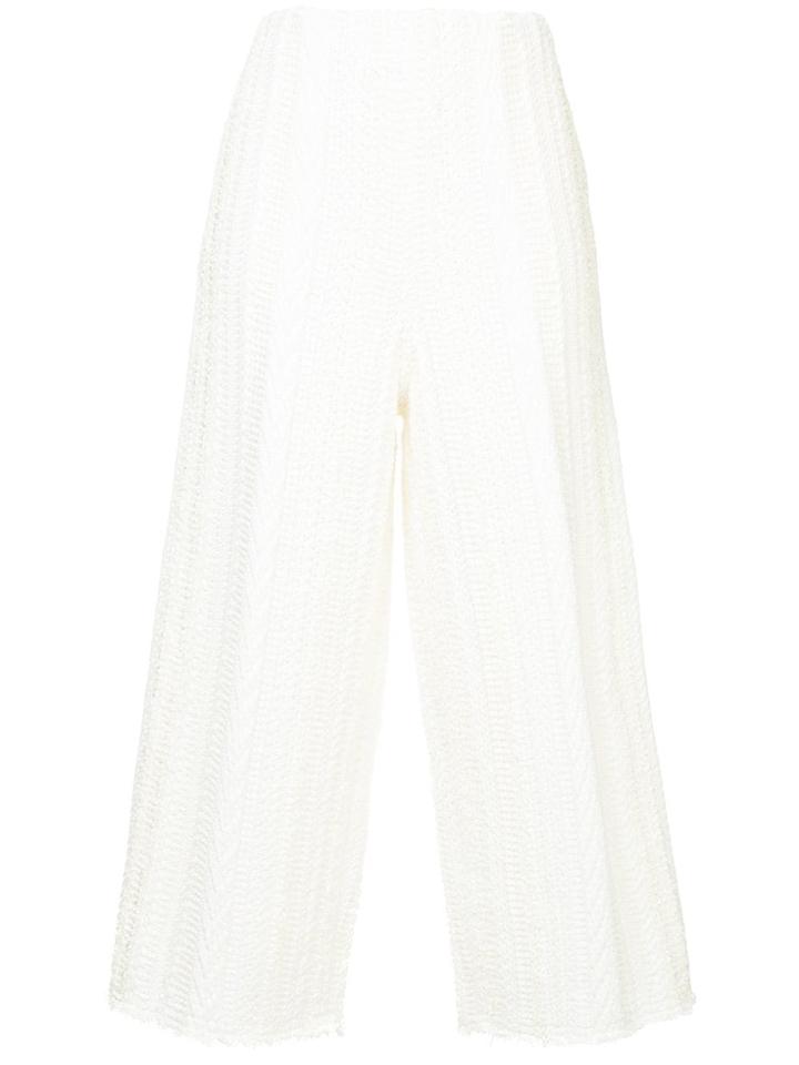 Coohem Tweed Culottes - White