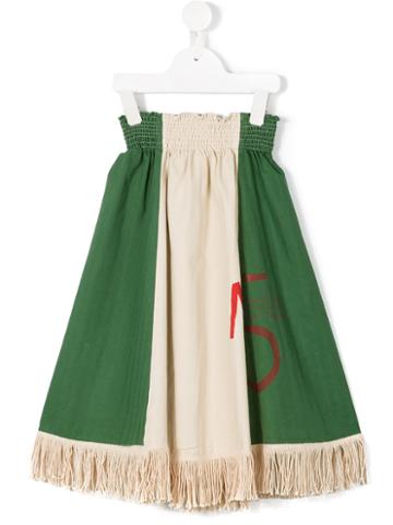 The Animal Observatory Elasticated Waist Skirt, Girl's, Size: 10 Yrs, Green