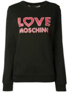 Love Moschino - Logo Sweatshirt - Women - Cotton - 46, Black, Cotton