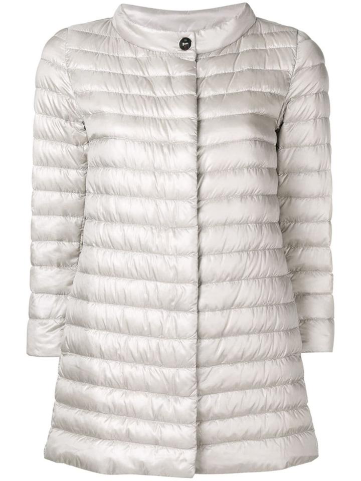 Herno Mid-length Padded Jacket - Neutrals