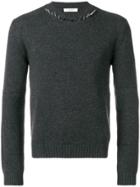 Valentino Punk Studs Cashmere Jumper - Grey