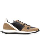 Rick Owens Panelled Low-top Sneakers - Nude & Neutrals