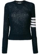 Thom Browne Crew-neck Pullover - Blue