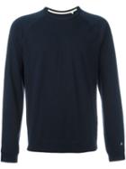 Rag & Bone Raglan Sleeve Sweatshirt, Men's, Size: Small, Blue, Cotton/polyester